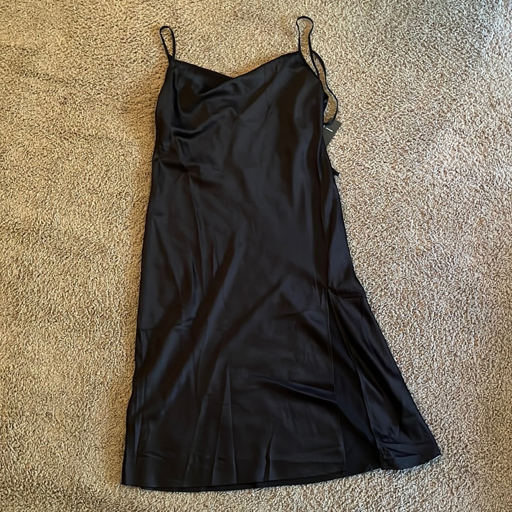 XL West of Melrose (Tillys) Black Slip Dress